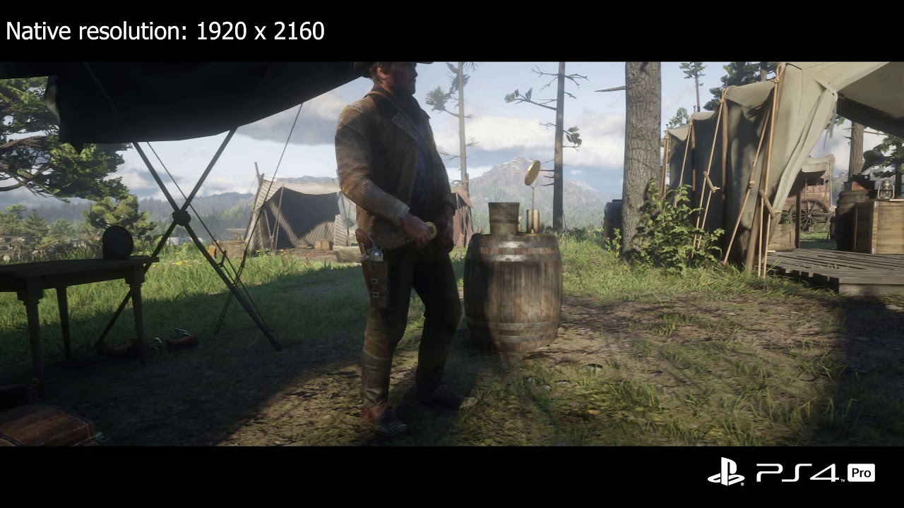 Red Dead Redemption 2 Xbox one X vs Ps4 pro - YouTube
