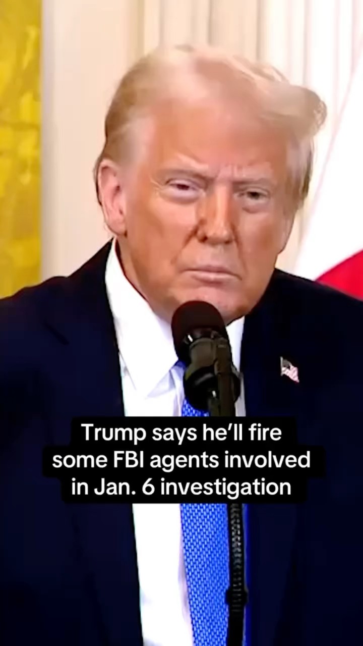 Trump says he will fire “some” FBI agents involved with Jan. 6 investigations #shorts