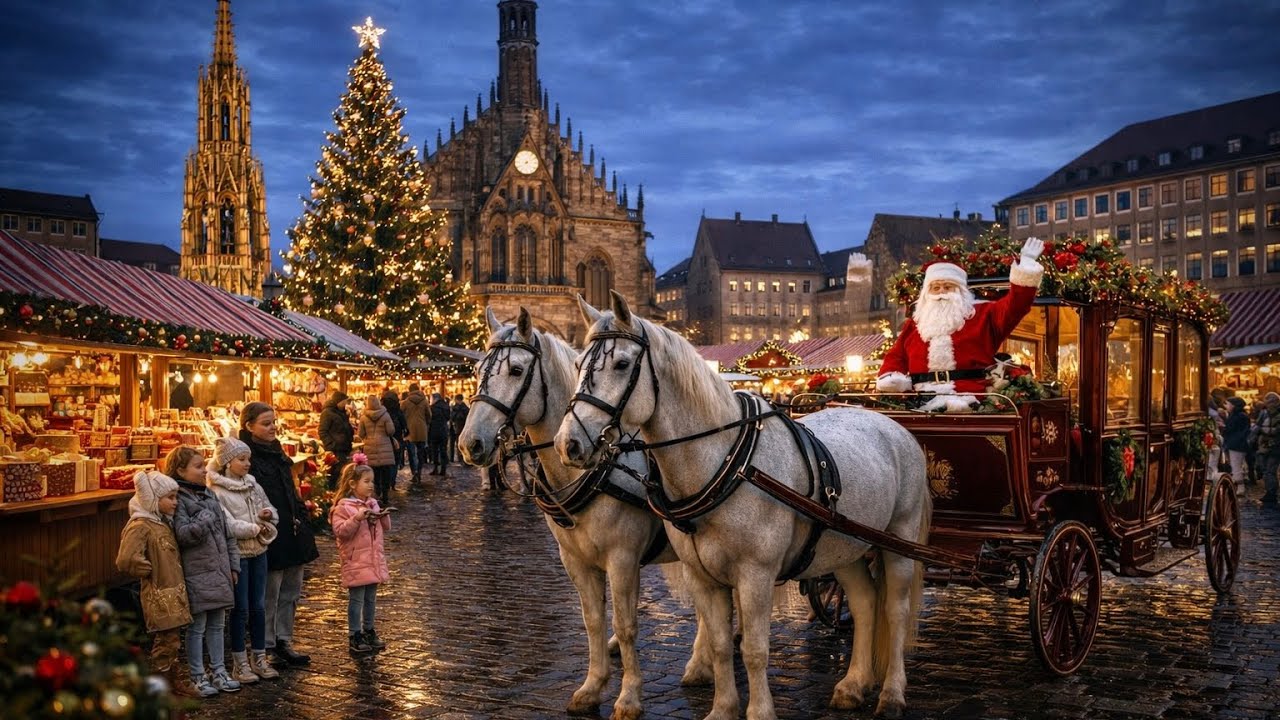 Нюрнберг - Германия - Самая красивая рождественская ярмарка в мире - Пешеходная экскурсия