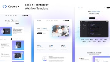 Codely X - SaaS Webflow Template | BRIX Templates
