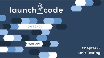 WebDev C# Lecture — Chapter 6 (Unit Testing)