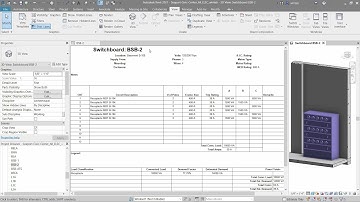 Revit 2021: Switchboard Circuit Quantity
