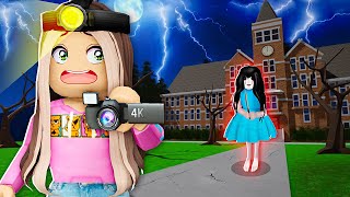 I Stayed OVERNIGHT In A CREEPY School.. It Will SCARE You! (Roblox)