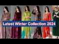 Latest winter collection  ep 28  new and stylish velvet dress design 2024