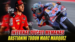 INTERNAL DUCATI GEGER🔥BASTIANINI SEBUT MARQUEZ PERUSAK DNA MESIN GANAS DESMOSEDICI GP?? KOK BISA❓😲