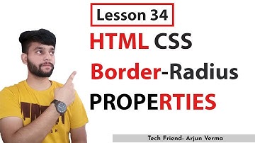 Lesson 34 | How to Use Css Border-Radius Property In HTML