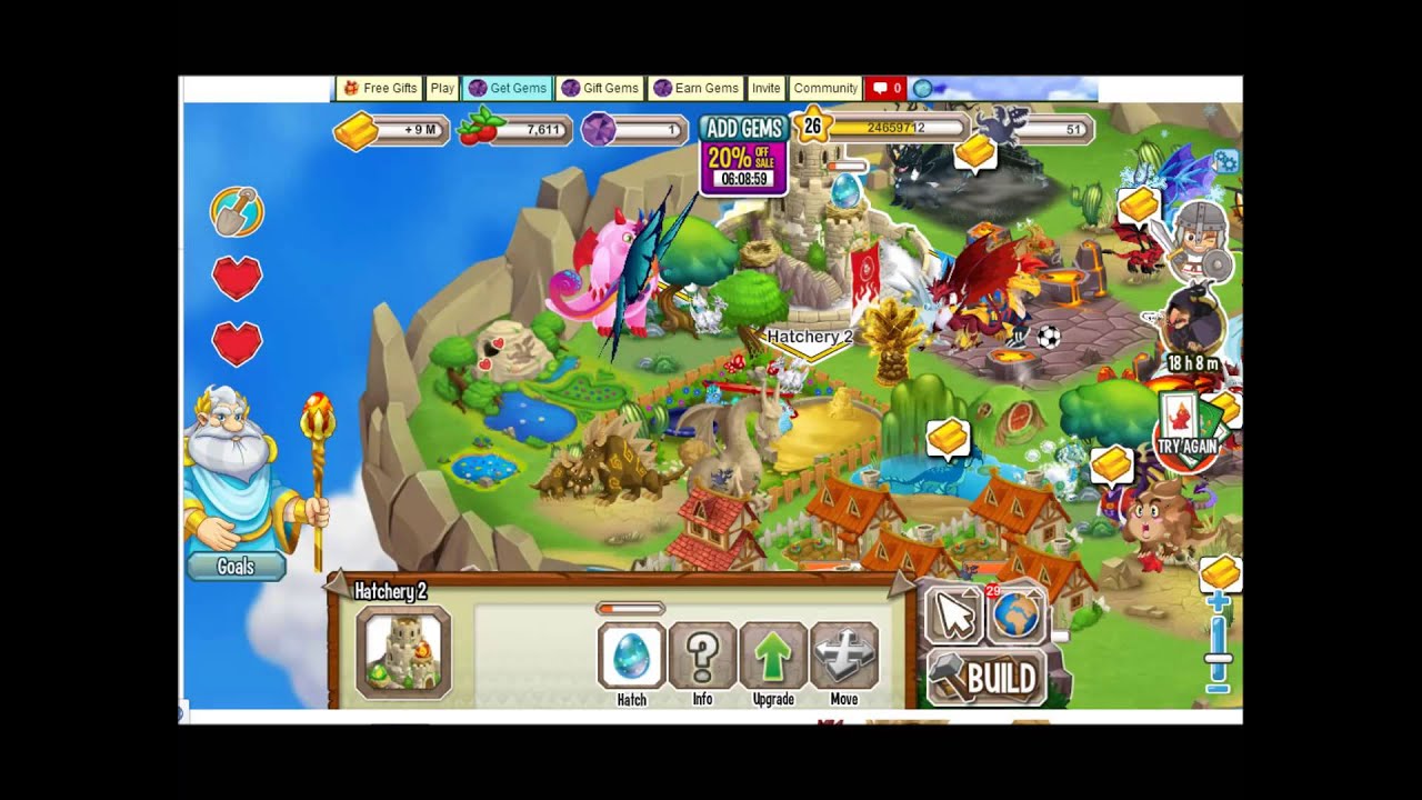 Dragon city- How to Breed Gummy dragon very Easy