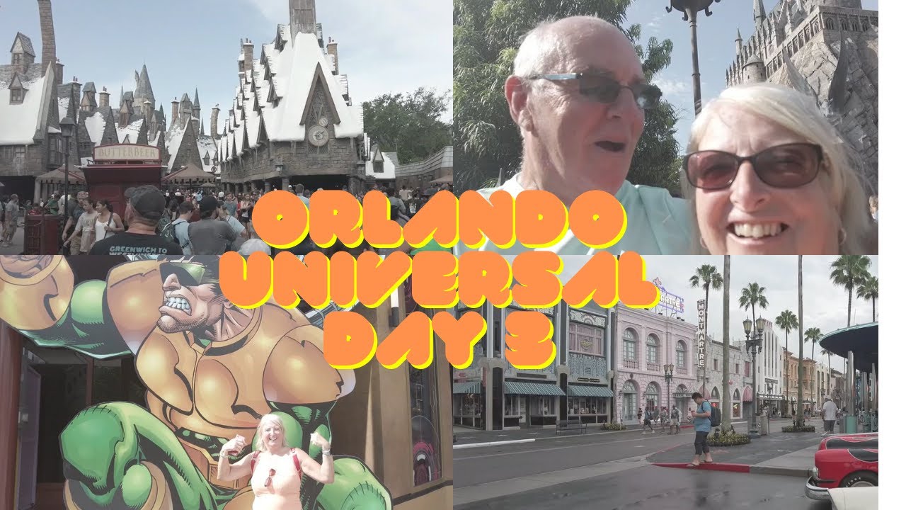Orlando Day 3, Universal , Islands & Studios , Applebee's YouTube