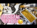 AMAZING GOLD PAINT ✨ Drawing Mythical Creature - ScrawlrBox December 2017