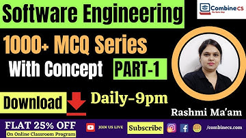 Software Engineering | SE MCQs L-1 | UGC NET EXAM | SET EXAM | Computer Science | by Rashmi Ma