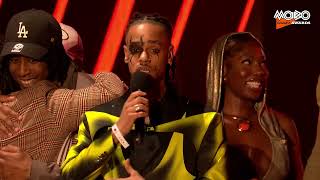 Dreya Mac, FelixThe1st &amp; Finch Fetti | Song Of The Year Acceptance Speech #MOBOAwards | 2022