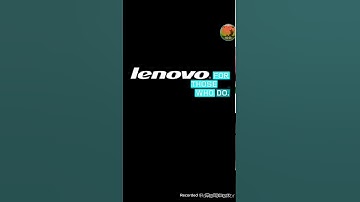 Lenovo logo in Reverse