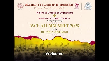 WCE ALUMNI MEET 2025