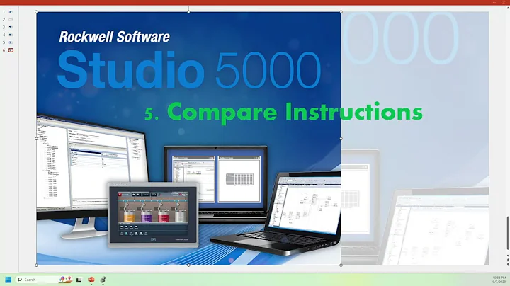5.Studio 5000 - Compare instructions | PLC Tutorial
