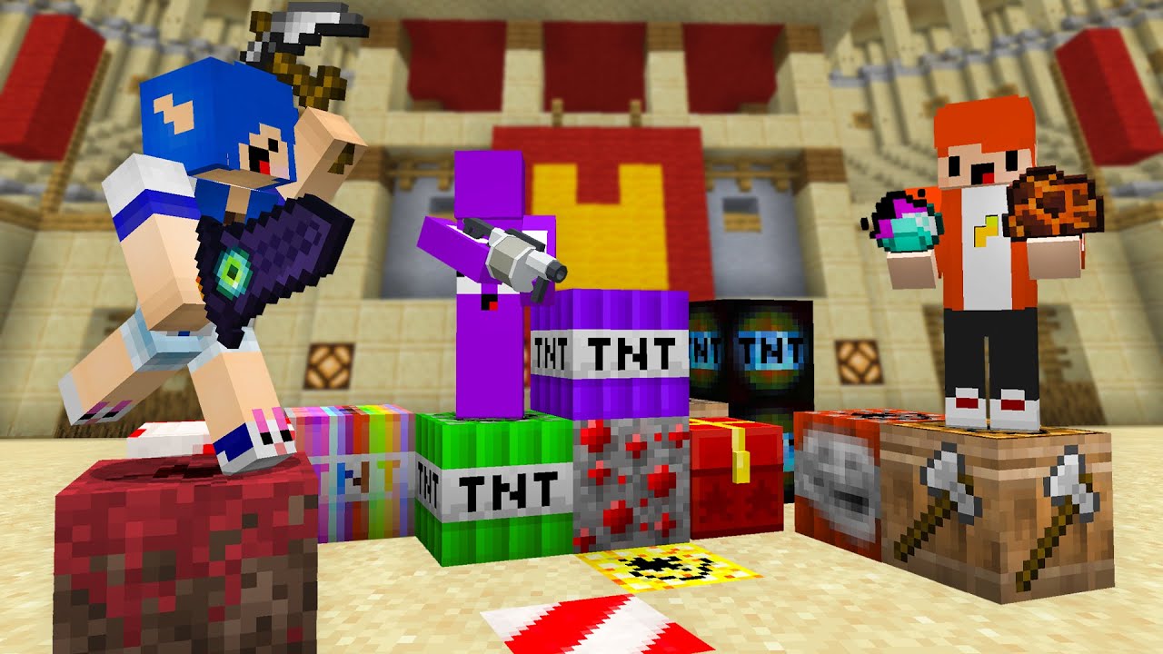 BATALHA na ARENA de ITENS ALEATÓRIOS ULTIMATE Minecraft