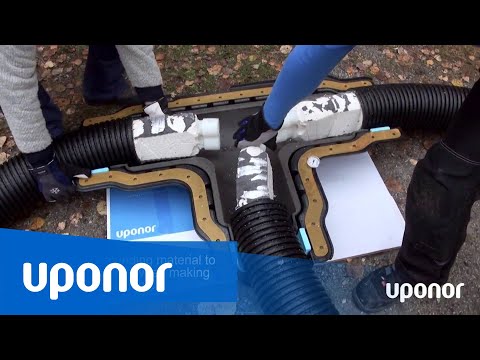 Uponor Ecoflex Thermo PRO pipe installation with Q&E fittings