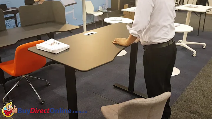 Gas Lift Height Adjustable Sit Stand Desk Workstation