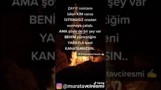 Benim yüzleştiğim yarayla beni kanatamazsin... #muratavciresmi Resimi