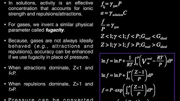Real Gas Behavior | Fugacity & Equilibrium