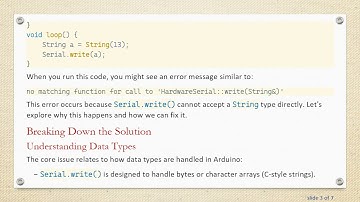 Resolving the Serial.write Issue in Arduino