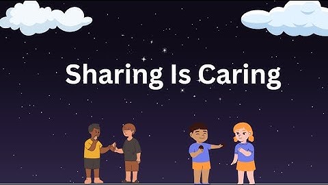 Sharing Is Caring | Nursery Rhymes | Good Habits | English Poems | Fun Learning.