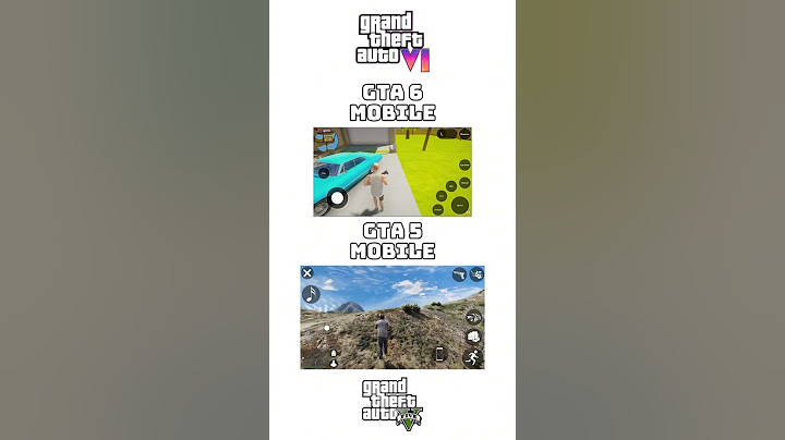 GTA 6 MOBILE VS GTA 5 MOBILE #pcbuild #pc #pcgaming #gamingpc #gpu #graphics