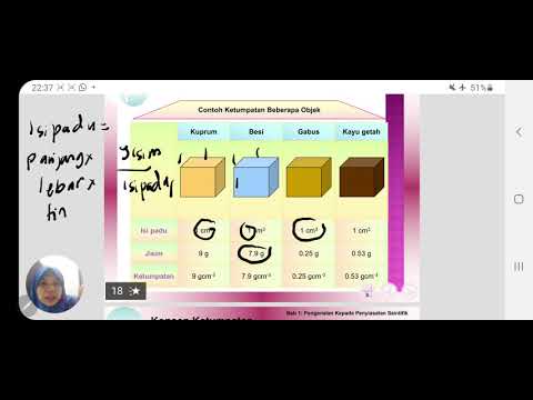 Video: Cara Mencari Jisim Melalui Ketumpatan Dan Isipadu