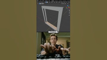 Blender 3D: Noob VS Expert - Bridge Edge Loops ⚡