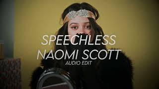 Speechless - Naomi Scott Audio Edit Aladdin #speechless #naomiscott #audioedit #foryou