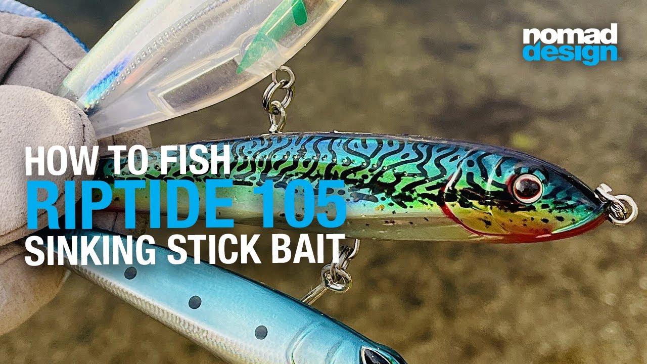 NOMAD DESIGN 4 Riptide 105 Fast Sinking Stick Baits