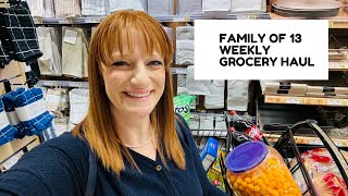 FAMILY OF 13 WEEKLY GROCERY HAUL