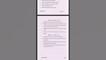 BBA 6th sem retail management 2023 question paper #businessmanagement #punjabuniversityexam2023