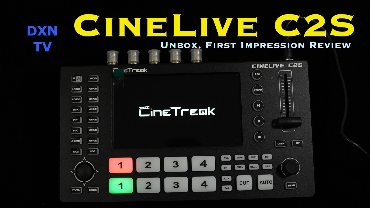 Unboxing Cinetreak CineLive C2S and UVC NDI input first impression ...