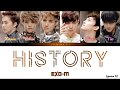 Exom   history lyrics color codedchinesepinyineng