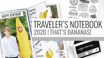 Traveler’s Notebook Process Layout 2020 | Banana