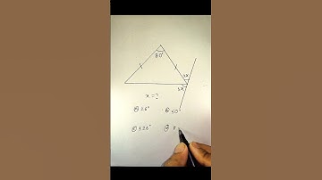 find the X angle #maths #mathematics #geometry #education #science #viral #shorts