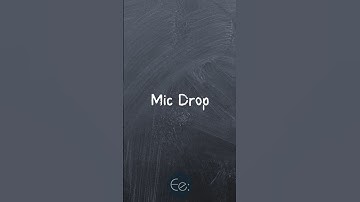 Mic Drop 🎤🔥 What Does It Mean? by English explained #slang #phrases #expression #meaning #explained