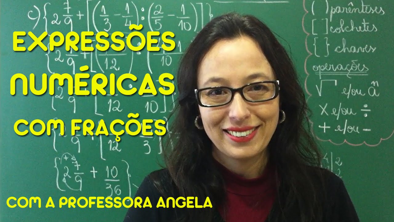 Expressão numérica com frações! #matematica #AgoraVocêSabe #dicasdemat