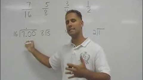 Fractions - Compare And Order Fractions