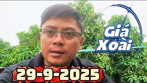 Giá xoài Đài Loan và cát hòa Lộc hôm nay ngày 29 tháng 9, 2025