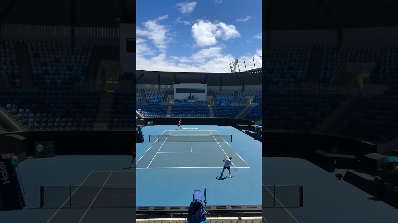 Cross Court Precision Under the Australian Sun ft. Adam 