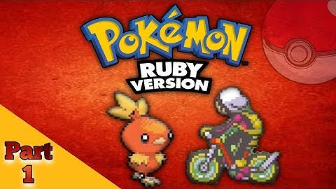 Pokemon Ruby Version | Walkthrough just gameplay part 1 (GBA Emulator)
