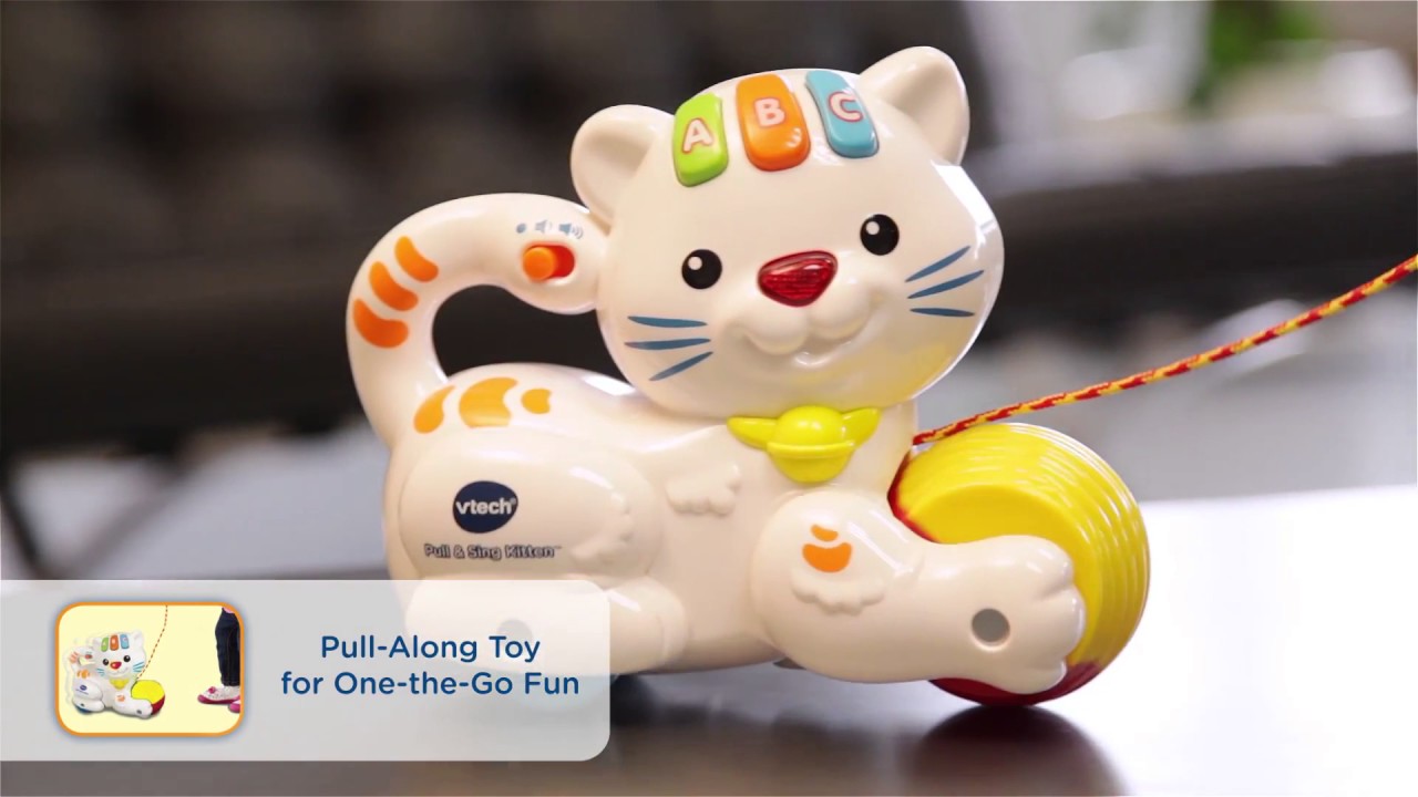 VTech Infant & Toddler Pull & Sing Kitten™ - YouTube
