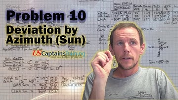 Deviation by Azimuth (Sun) | Problem 10 | Celestial Navigation