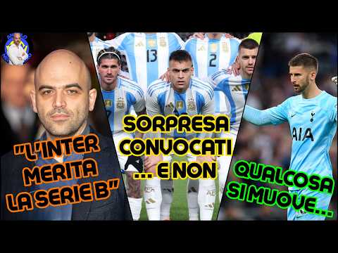 Video SAVIANO ATTACCA ANCORA L'INTER?PALACIOS IN NAZIONALE?MOVIMENTI PER VICARIO E NON SOLO