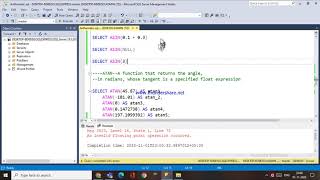 71.MATHEMATICAL FUNCTIONS IN SQL -  ACOS,ASIN,ATAN,ATN2 FUNCTIONS - TELUGU