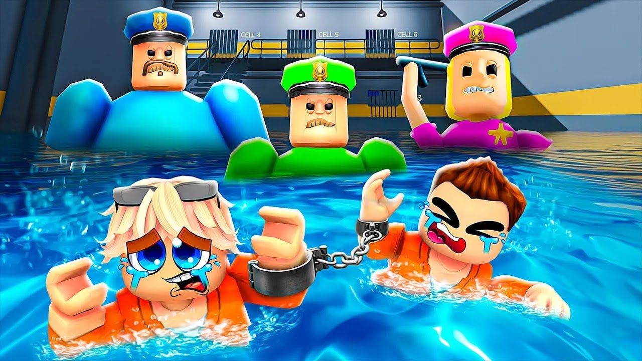 WER Entkommt SCHNELLER der VERRÜCKTEN POLIZEI FAMILIE in ROBLOX !?
