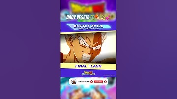 BABY VEGETA’s FINAL FLASH IN DRAGON BALL: Sparking! ZERO🐉 #dragonballsparkingzero #anime  #shorts