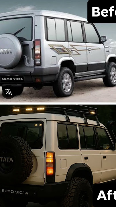 Tata Sumo Gold before vs after modified 😈🔥