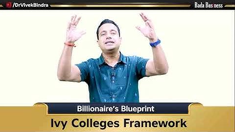 Billionaire Blueprint Diploma | Diploma in Entrepreneurship | Dr. Vivek Bindra | Bada Business |